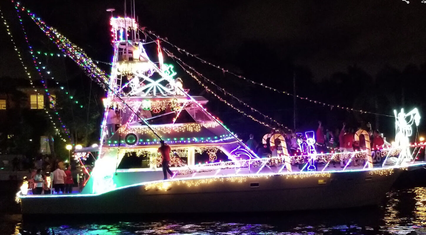celebrating the holidays on the water
