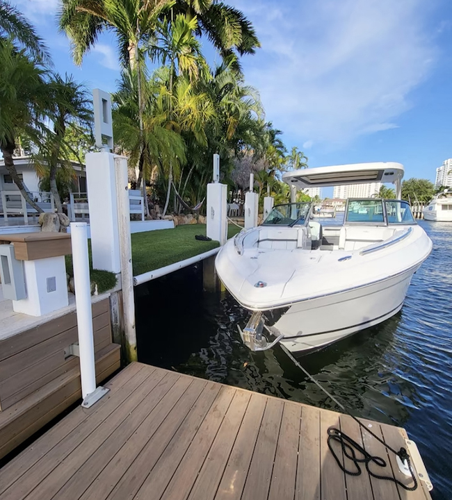 regal open deck boat rental