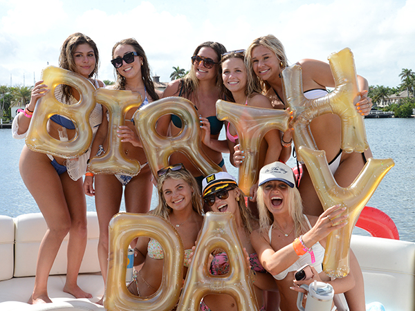 birthday party yacht charter